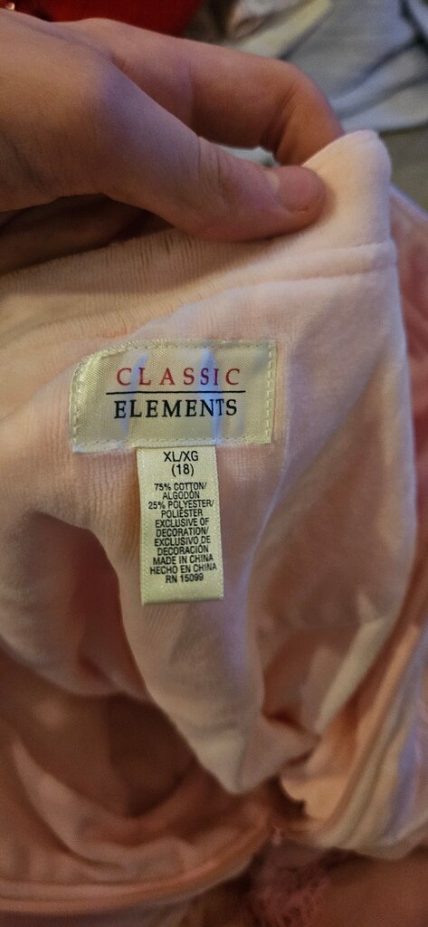 Classic Elements Pink XL/XG Robe