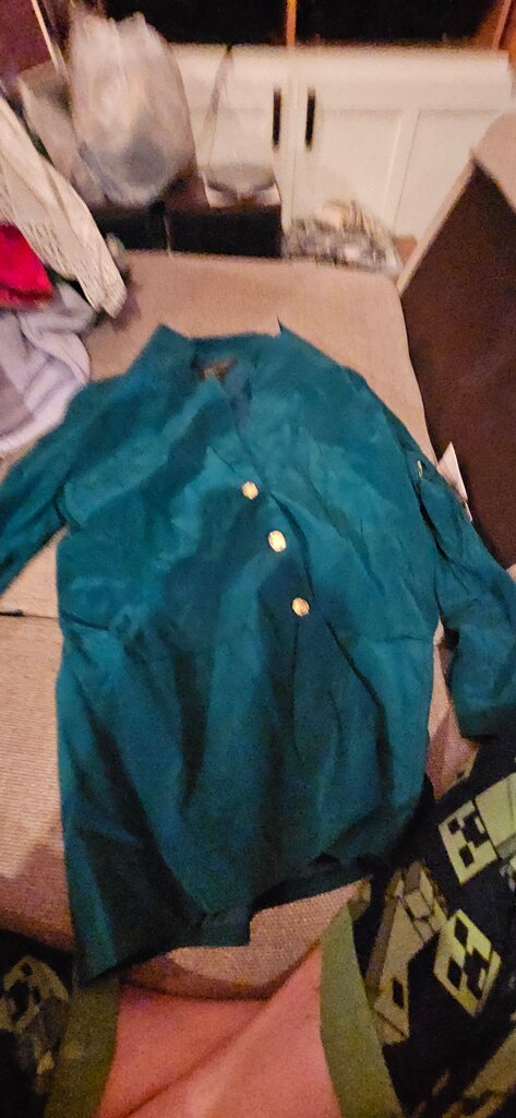 Bob Mackie Wearable Art Silk Top