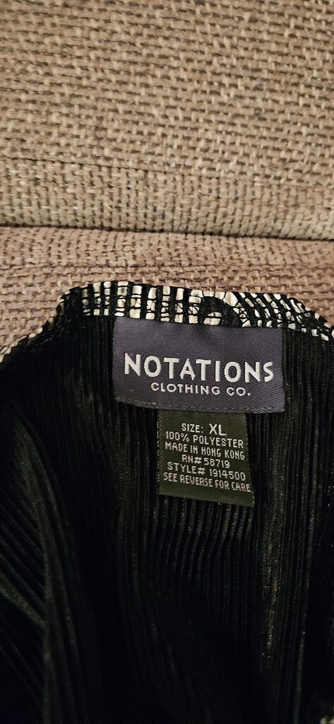Notations Women's XL Short Sleeve Top