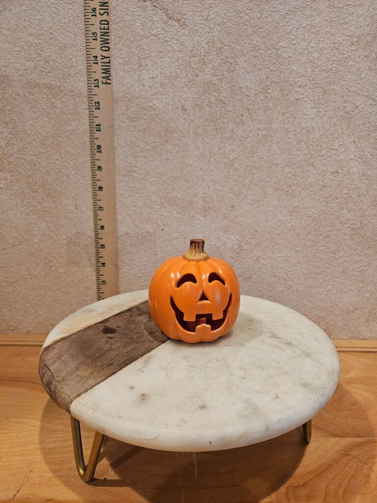 Classic Mini Halloween Light Up Pumpkin Jack O Lantern Battery