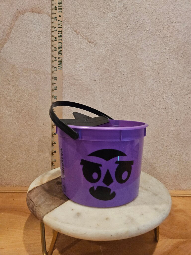 Collectible McDonald's Happy Meal Purple Vampire Bucket Pail Collectible Memorabilia