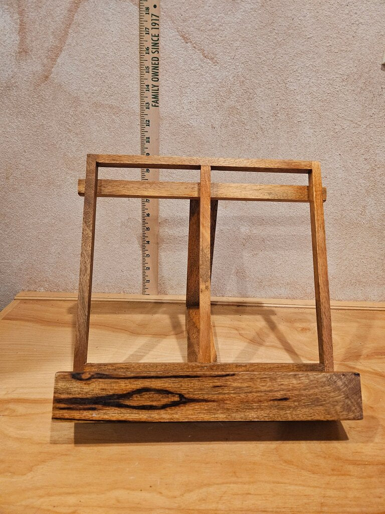 Wooden Missal Stand, Church Book Holder, Bible Display Cookbook holder, Art Easel, Wood