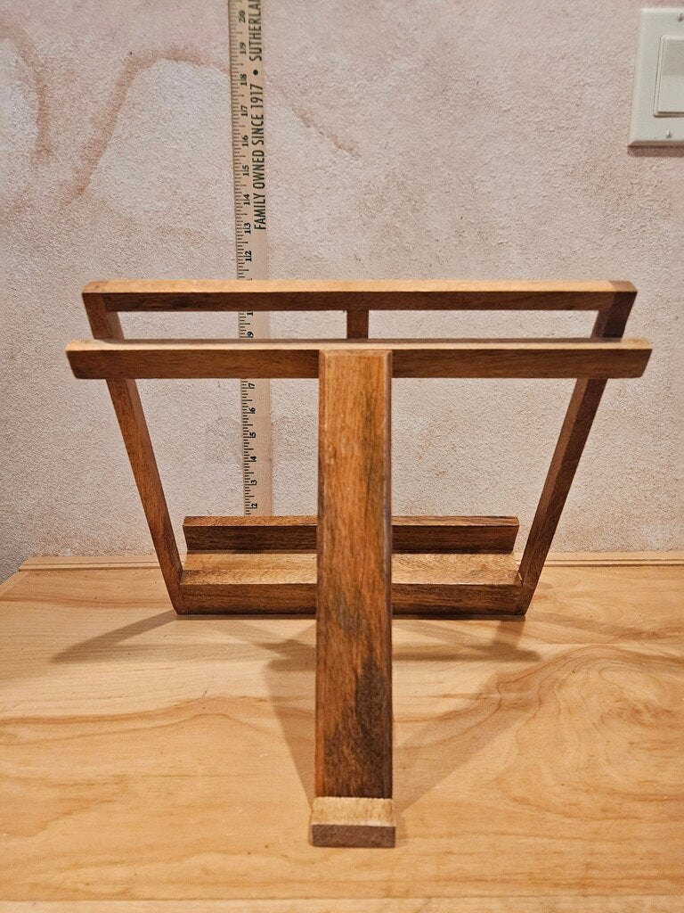 Wooden Missal Stand, Church Book Holder, Bible Display Cookbook holder, Art Easel, Wood