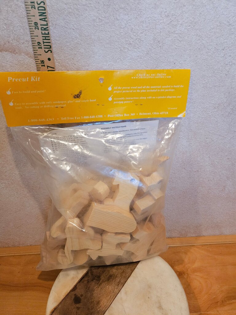 NIB Noah's Ark Wooden Animal Blank Set Mini Figurines Ready to Paint / stain / seal Waldorf, religious, Natural play, Montessori