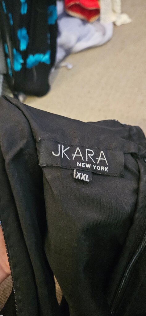 JKARA New York Black Sparkly Wrap Jacket