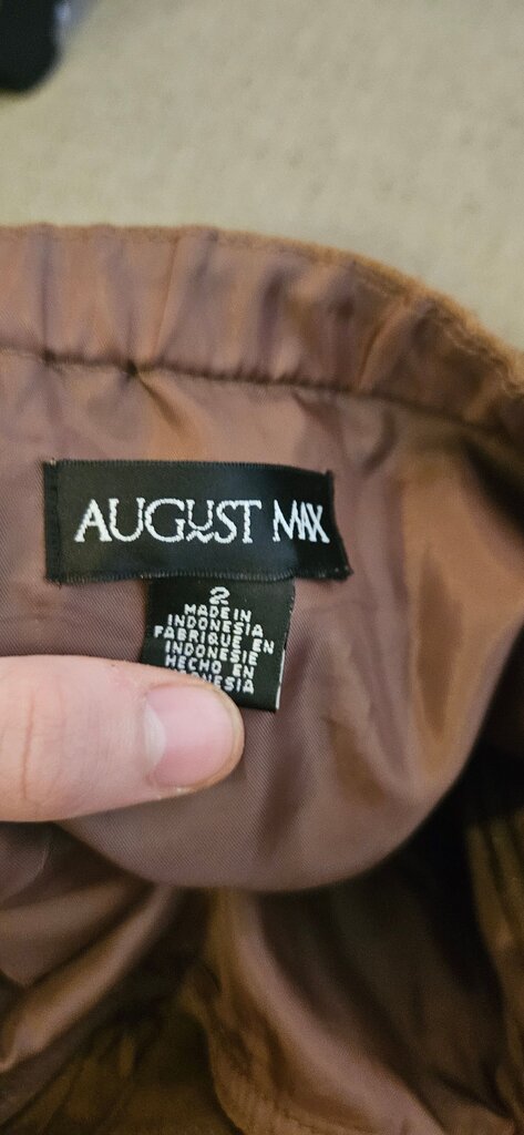 August Max Brown Outerwear