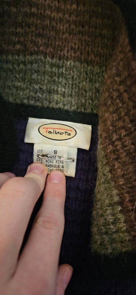 Talbots Colorful Knit Cardigan