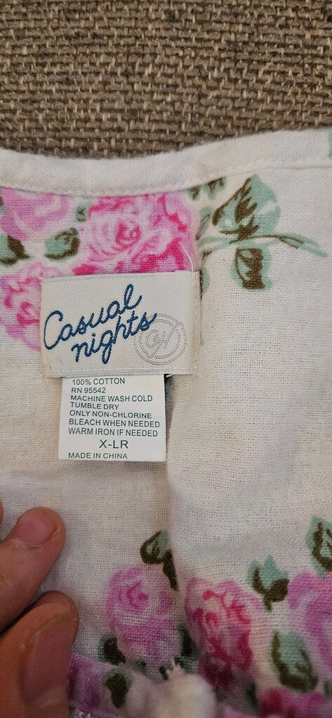 Casual Nights Floral Print Nightgown