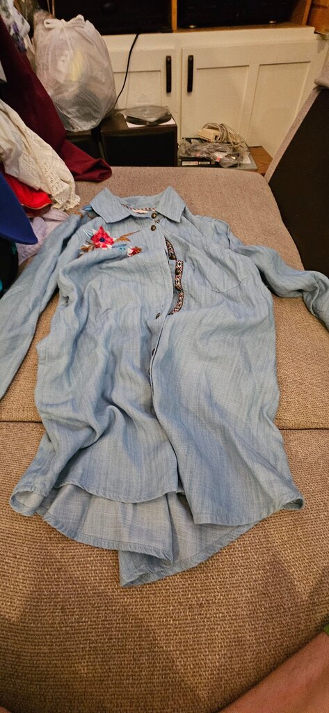 Soft Surroundings Chambray Shirt