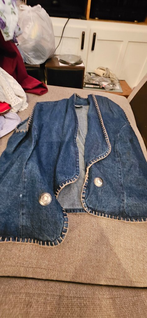 Vintage Side Saddle Denim Jacket