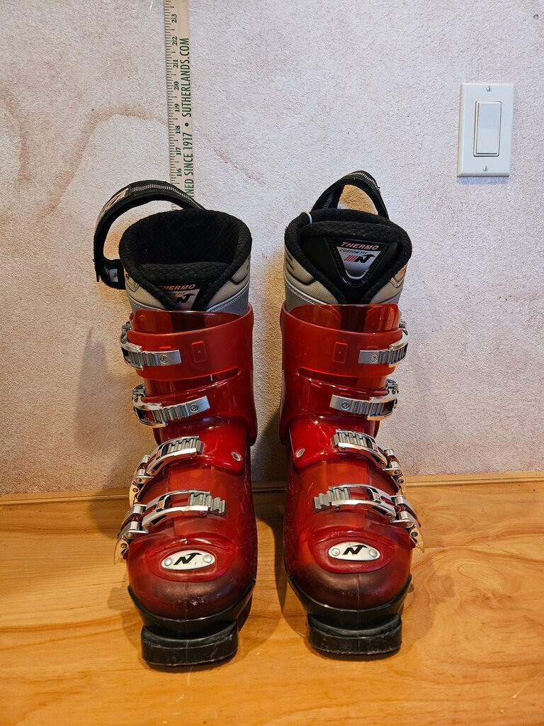 Ski Boots Nordica Beast Thermo Custom Fit Red Performance Snow US Made in Italy Nordica Beast 10 Ski Boots Size Mondo 27 27.5 315mm Adult Snow Ski Boots Comfort