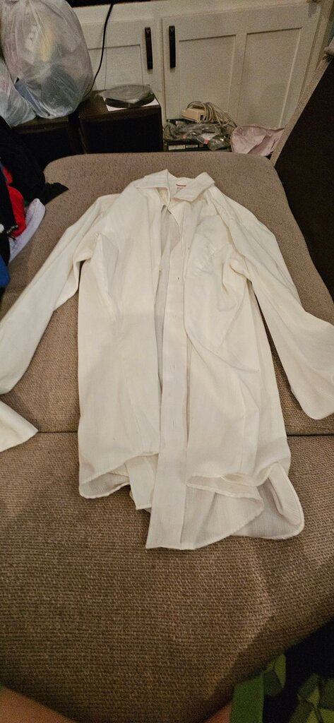 Sears Perma-Prest Men's White Dress Shirt
