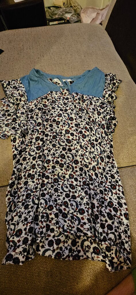Rebecca Malone Floral Short Sleeve Top