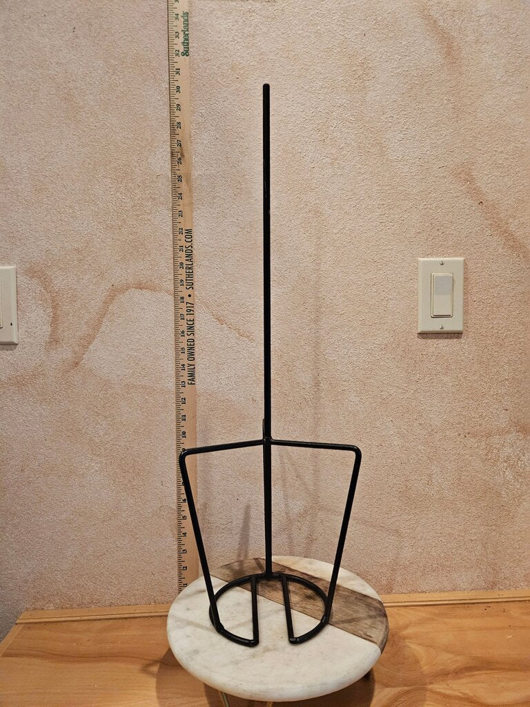 Abstract Art Modern Black Wire Toilet paper Holder bathroom organizer