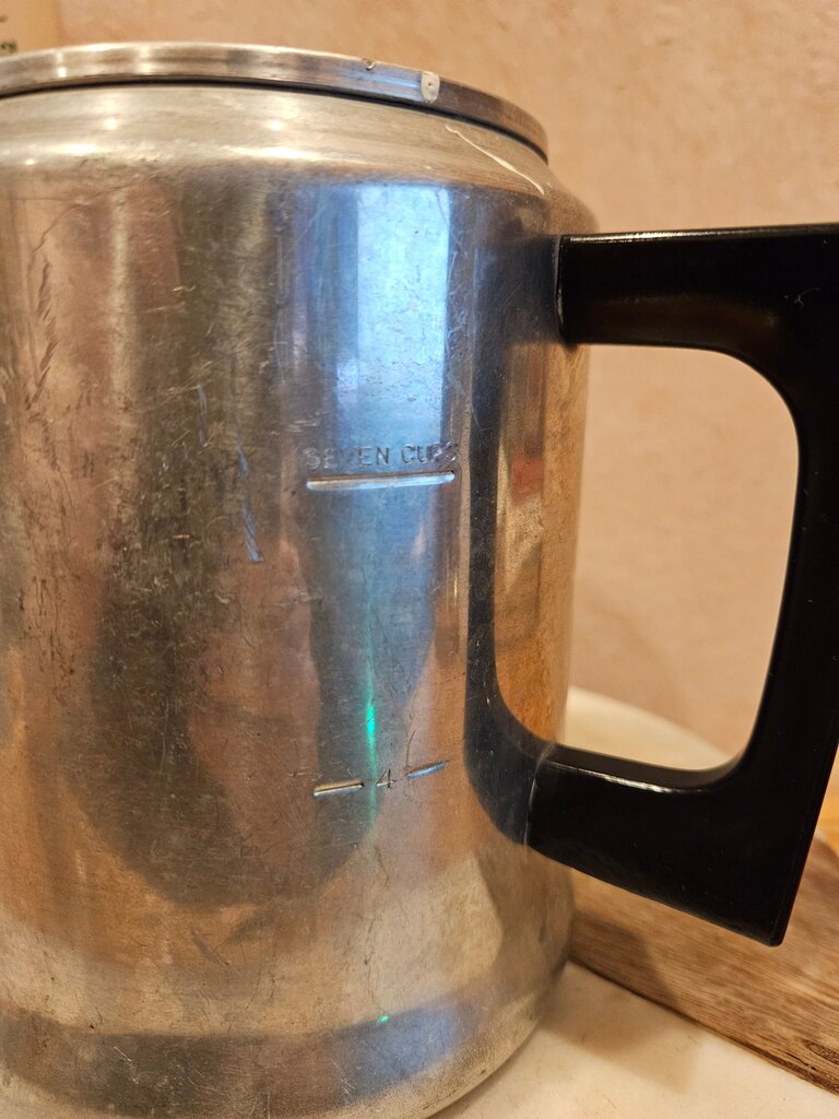 Vintage Comet Aluminum Coffee Pot Percolator 9 Cup No Lid Only the pitcher