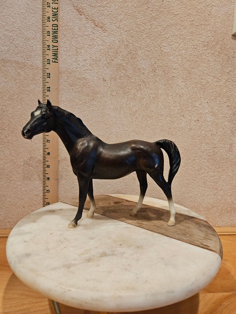 Vintage Breyer USA Classic #3348 Silky Sullivan Black Horse Model Classic Toy