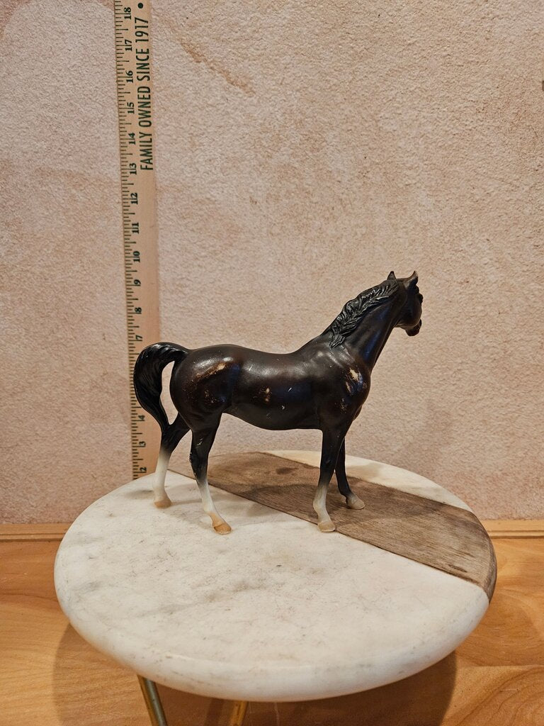 Vintage Breyer USA Classic #3348 Silky Sullivan Black Horse Model Classic Toy