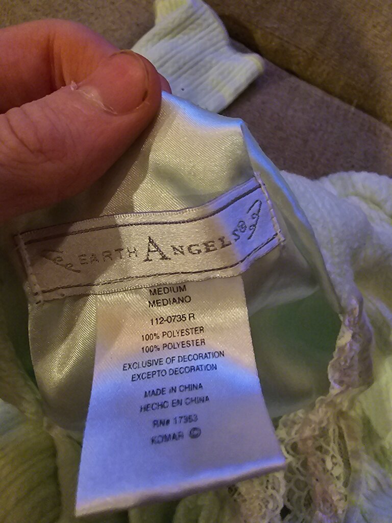 Earth Angel Light Green Nightgown