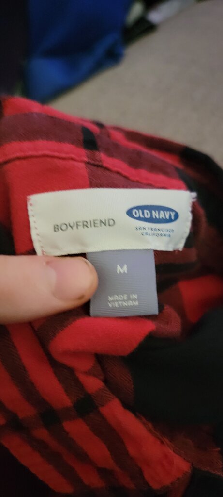 Old Navy Boyfriend Flannel Shirt