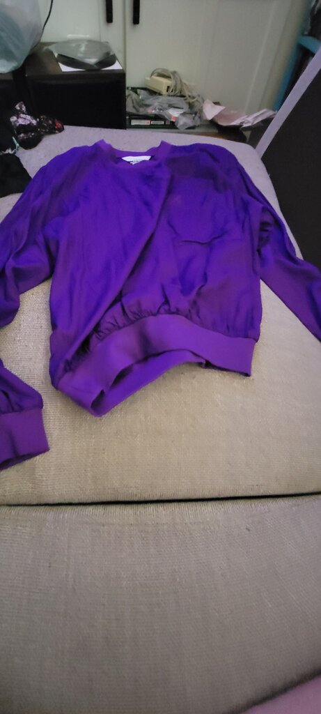 Melrose Options Purple Rayon Top