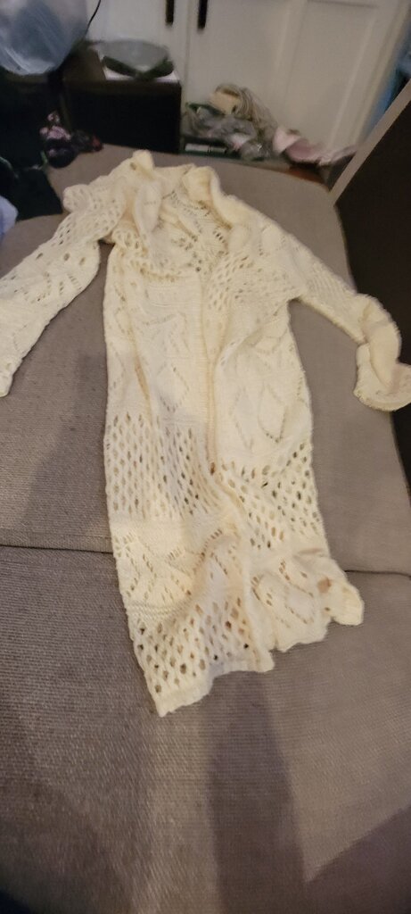Doe & Rae Cream Knitted Cardigan
