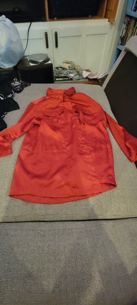 New York & Company Red Shirt
