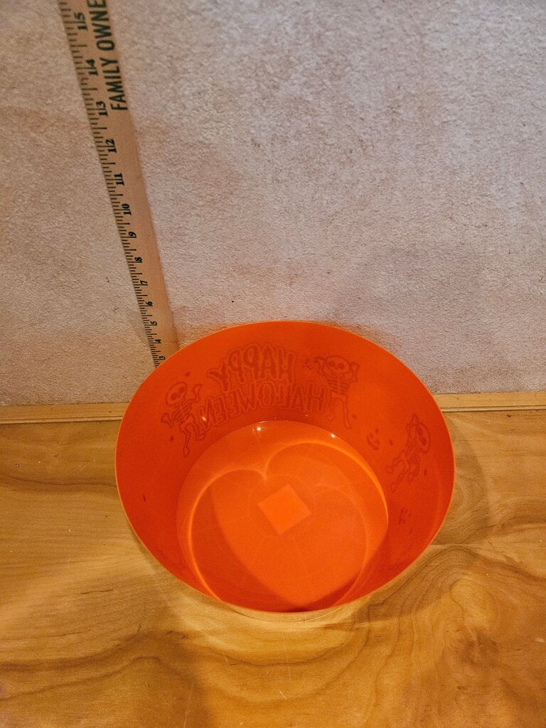 Happy Halloween Skeleton Bucket