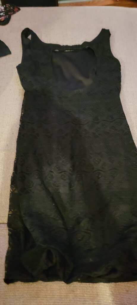 Lily Rose Black Lace Dress