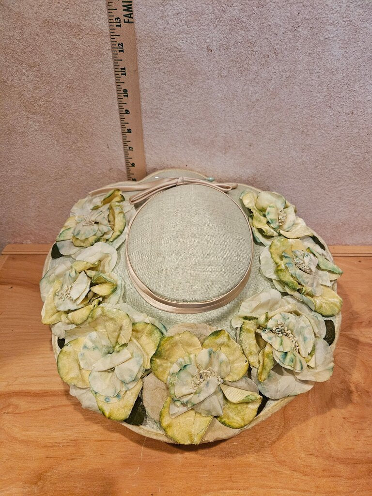 Floral Wide Brim Sun Hat