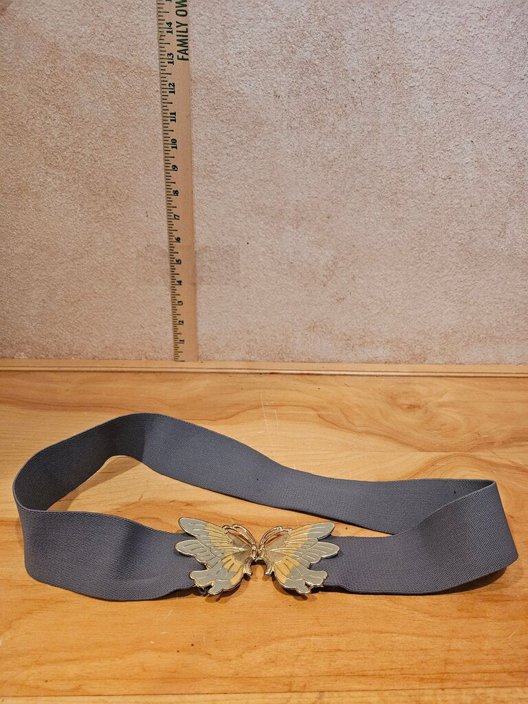 Gray Butterfly Belt