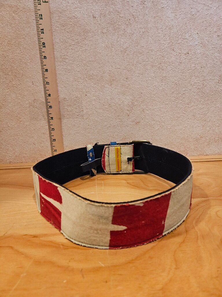 Vintage Red, White, and Blue Belt
