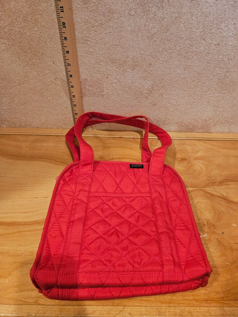 Yazzii Quilted Red Organizer Bag