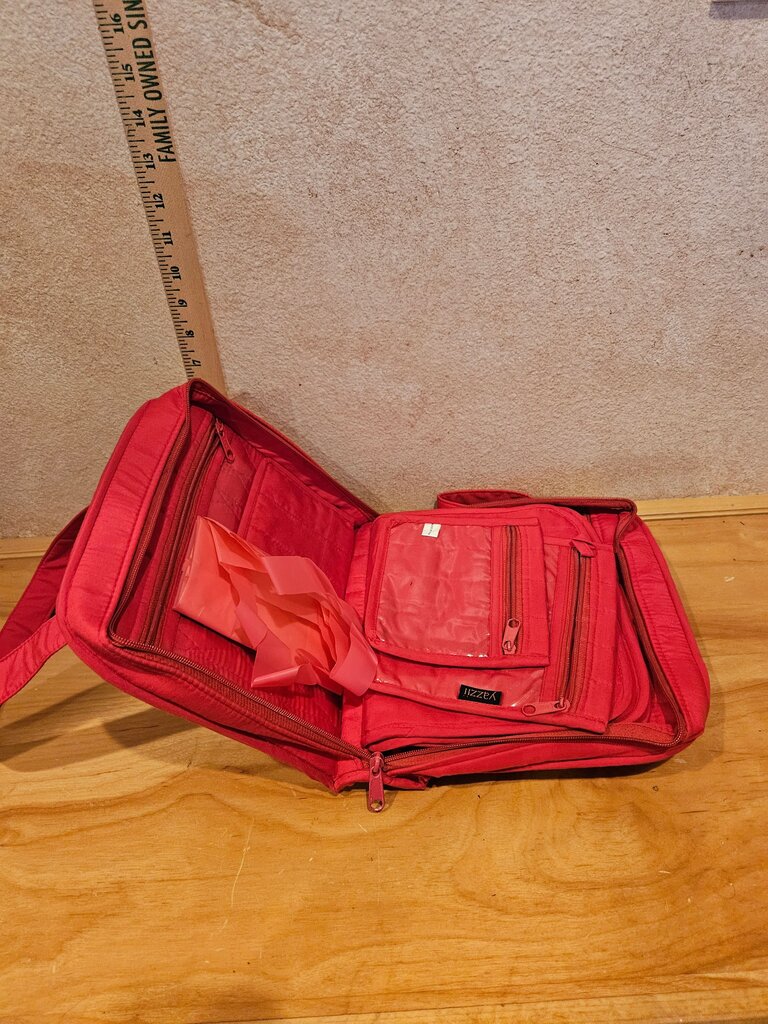 Yazzii Quilted Red Organizer Bag