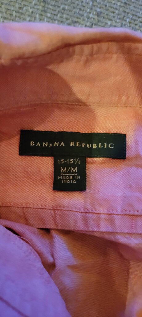 Banana Republic Men's Pink Shirt