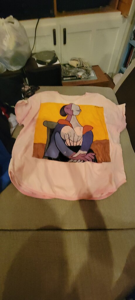 Pink Artistic Graphic Tee