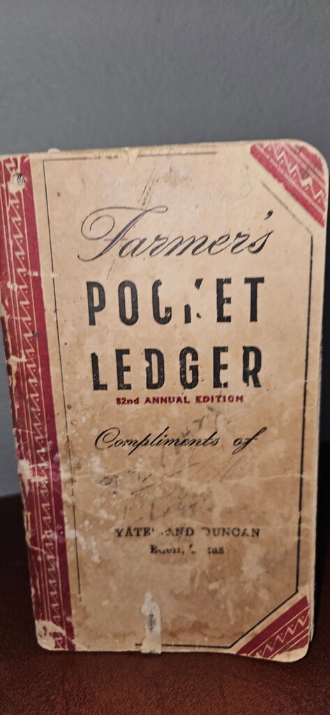 Farmer's Pocket Ledger 52nd Annual Edition