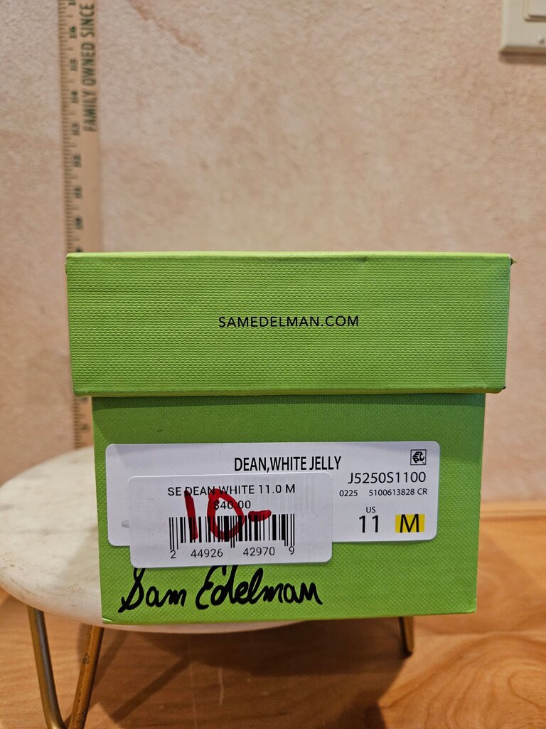Sam Edelman Dean White Jelly Flip Flops