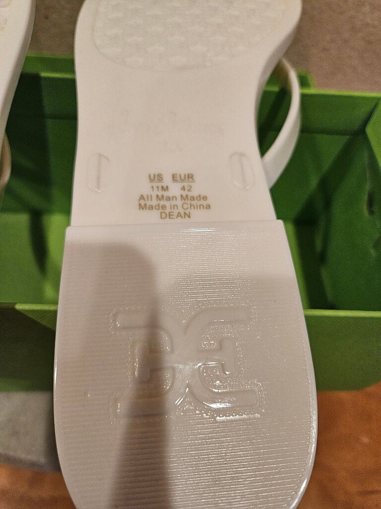 Sam Edelman Dean White Jelly Flip Flops