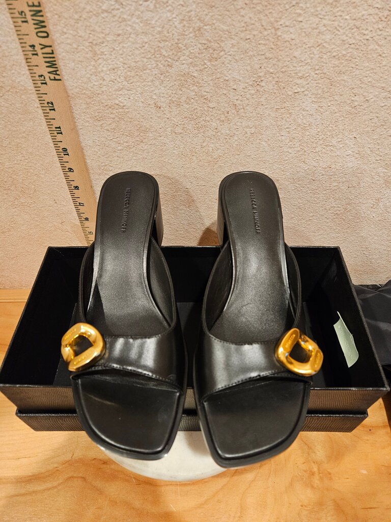 Rebecca Minkoff G Slide Panna Black Heels