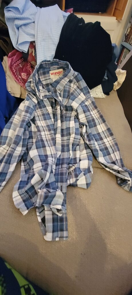 Wrangler Rugged Wear Plaid Shirt