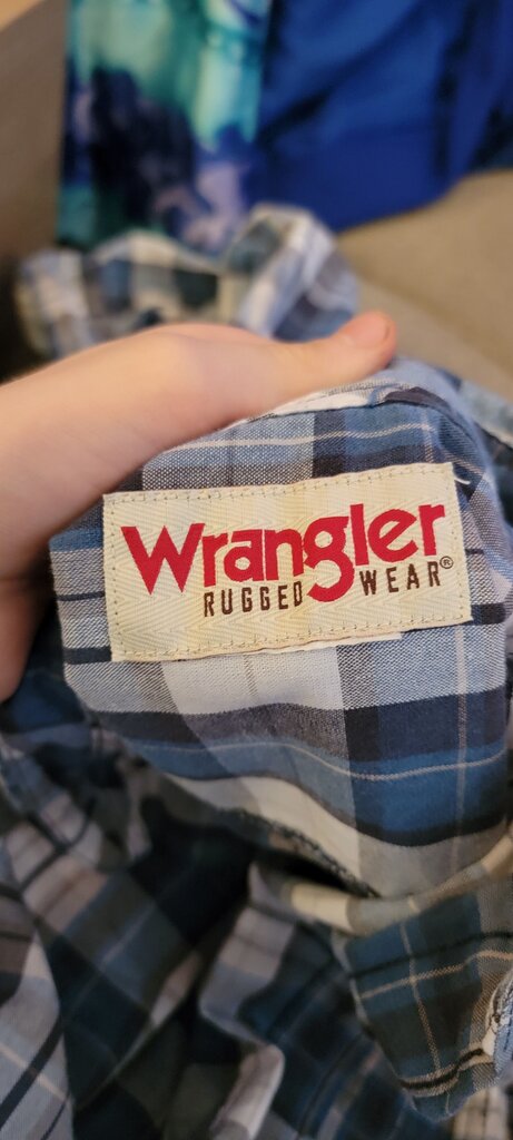 Wrangler Rugged Wear Plaid Shirt