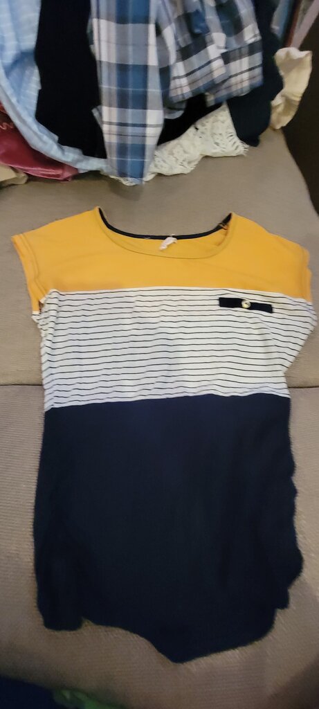 A'GACI Multicolor Striped Top