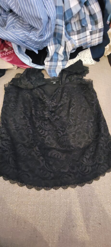 Torrid Black Lace Camisole