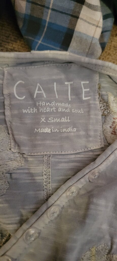 Embroidered Light Blue Shirt