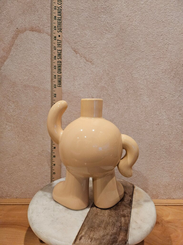 Cute Big Foot Cartoon Character Figurine Vase display room wedding decor