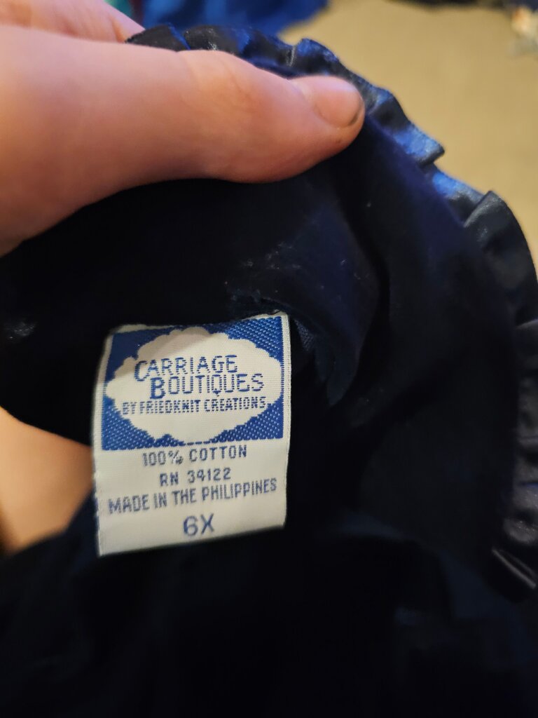Carriage Boutiques Velvet Dress