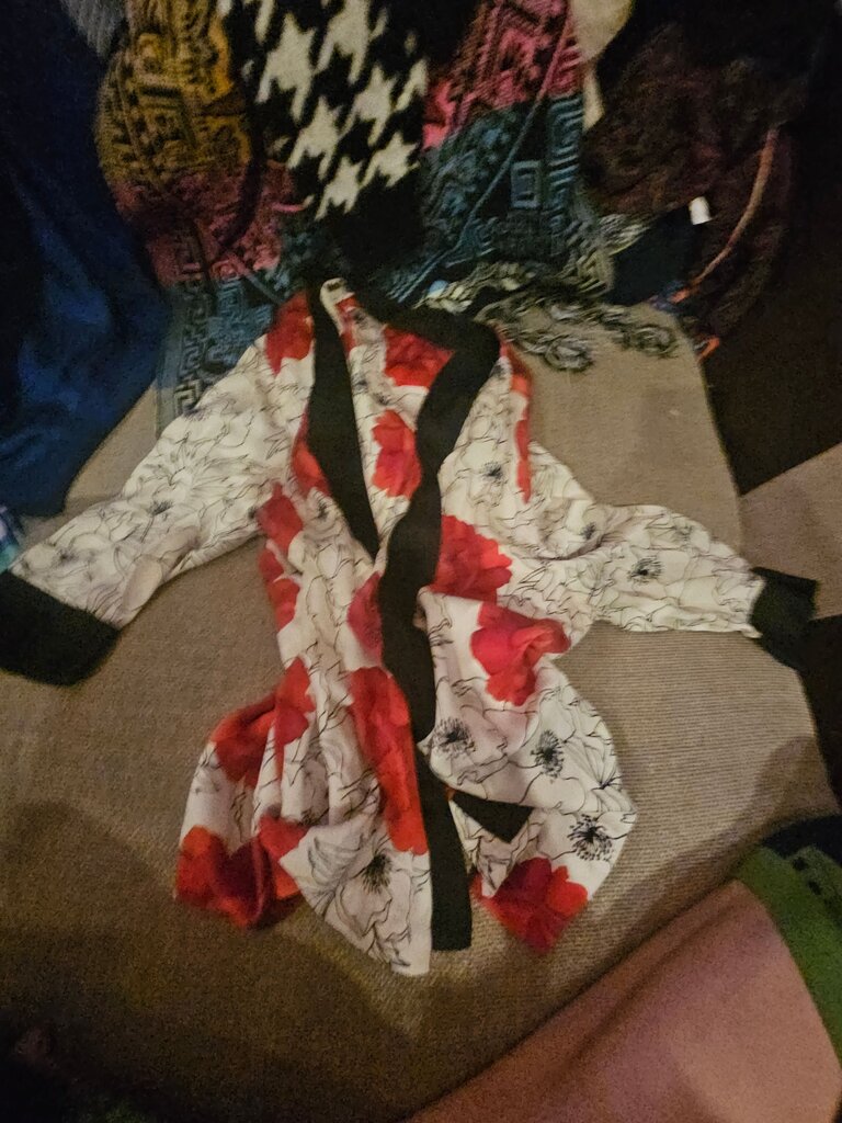 Floral Print Kimono Cardigan