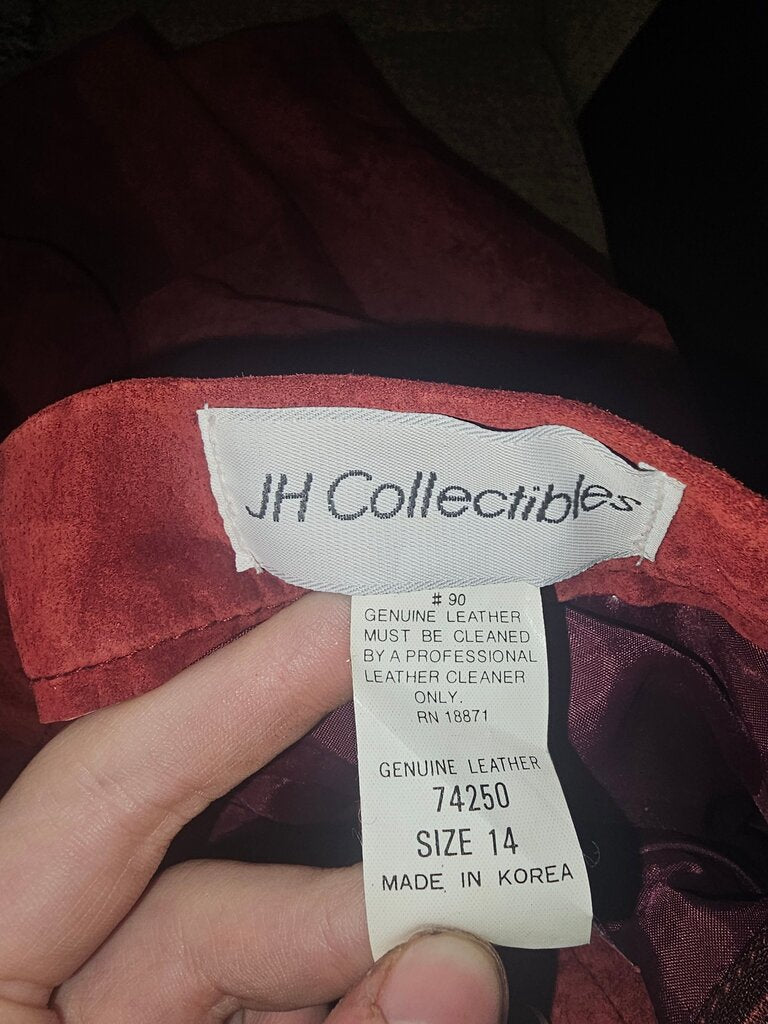 JH Collectibles Red Genuine Leather Dress