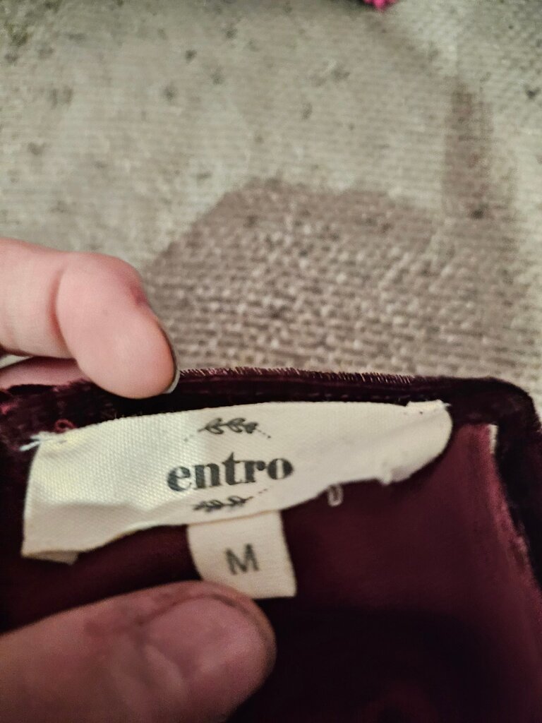 Entro Floral Velvet Dress