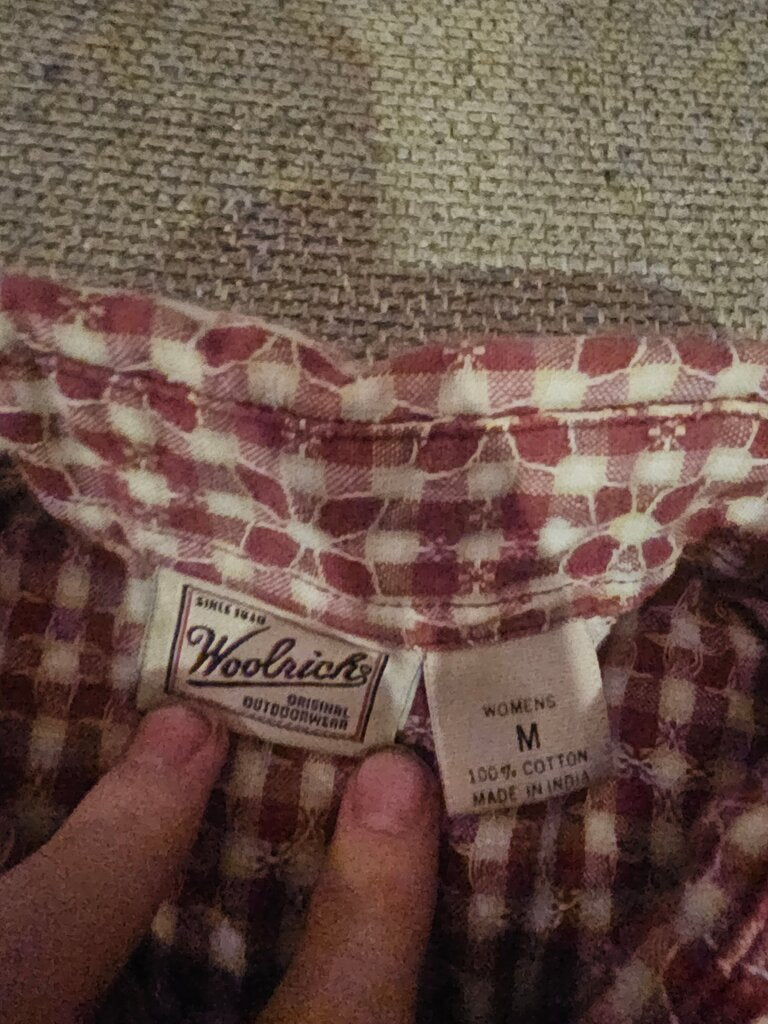 Woolrich Women's Cotton Checkered Shirt